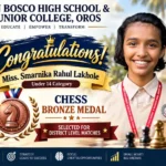 Chess Achievement: Smarnika Lakhol Selected for District Level