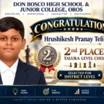 Hrushikesh Pranay Teli Secures 2nd Place in Taluka-Level Chess Championship